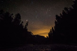 Stars along the Baker River