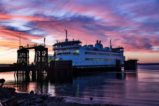 Washington State Ferry Sunrise