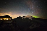 Mt Baker and Aurora glow